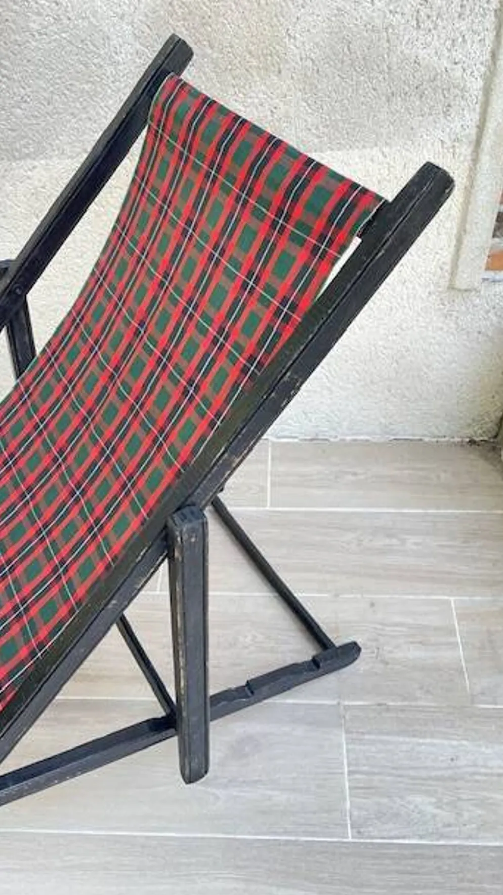 TRANSAT pliant TOILE Vintage