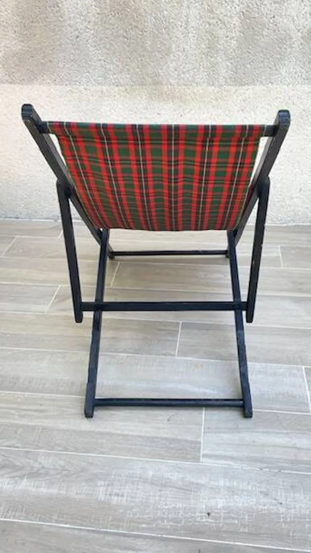 TRANSAT pliant TOILE Vintage
