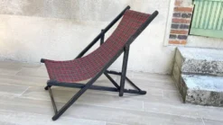 TRANSAT pliant TOILE Vintage