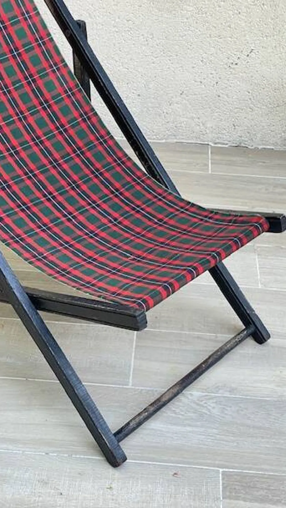 TRANSAT pliant TOILE Vintage