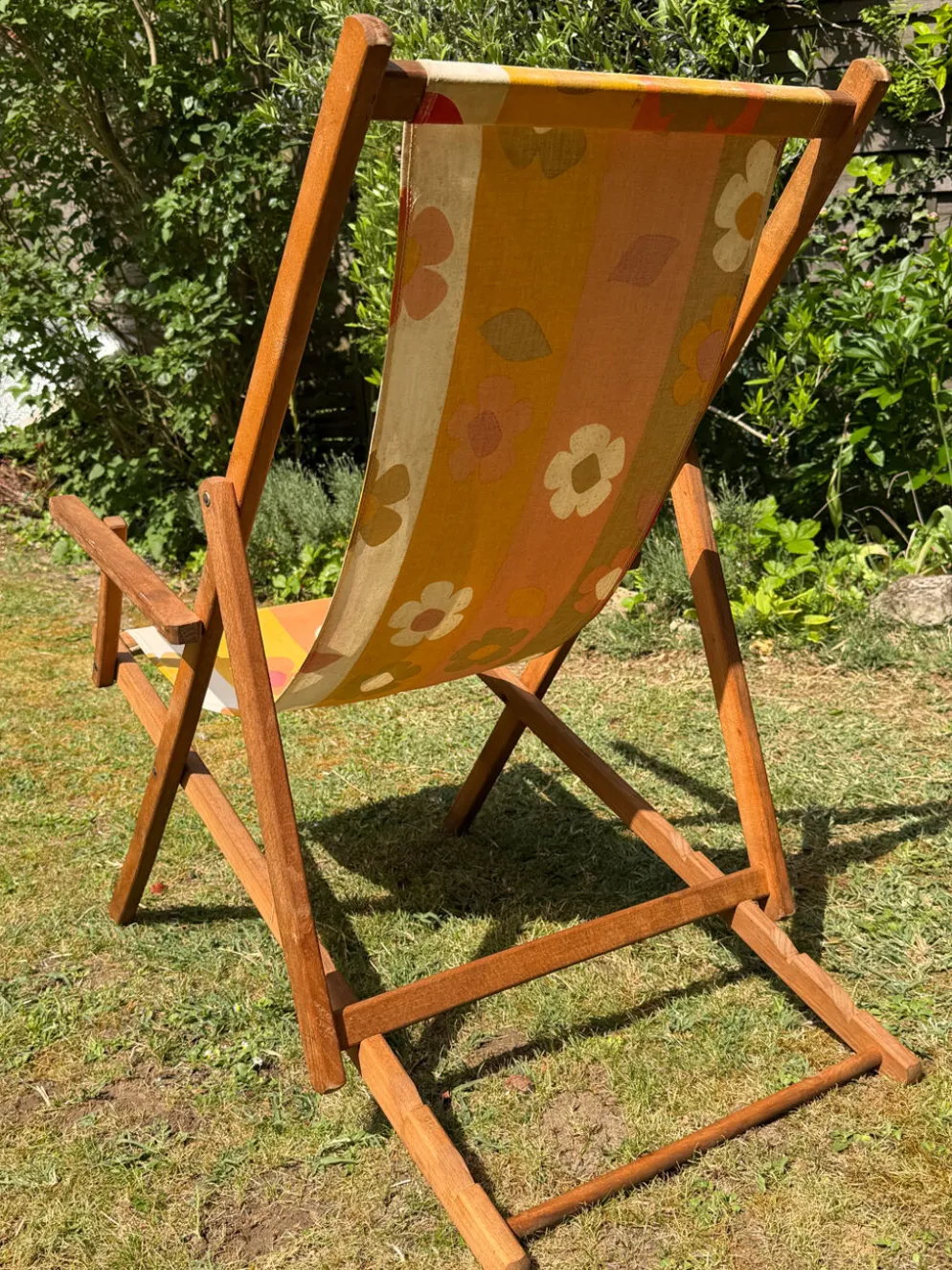 Transat Vintage "Flower Power" – Toile Florale Années 70