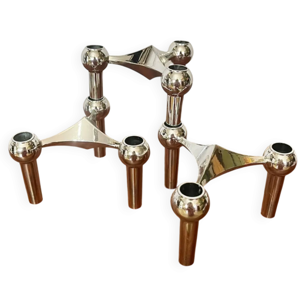 Trio de bougeoirs modulaires Nagel S22