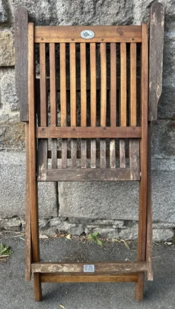 Trio de Fauteuils Pliants en Bois d'Acacia – Mobilier de Jardin Signé Deuba