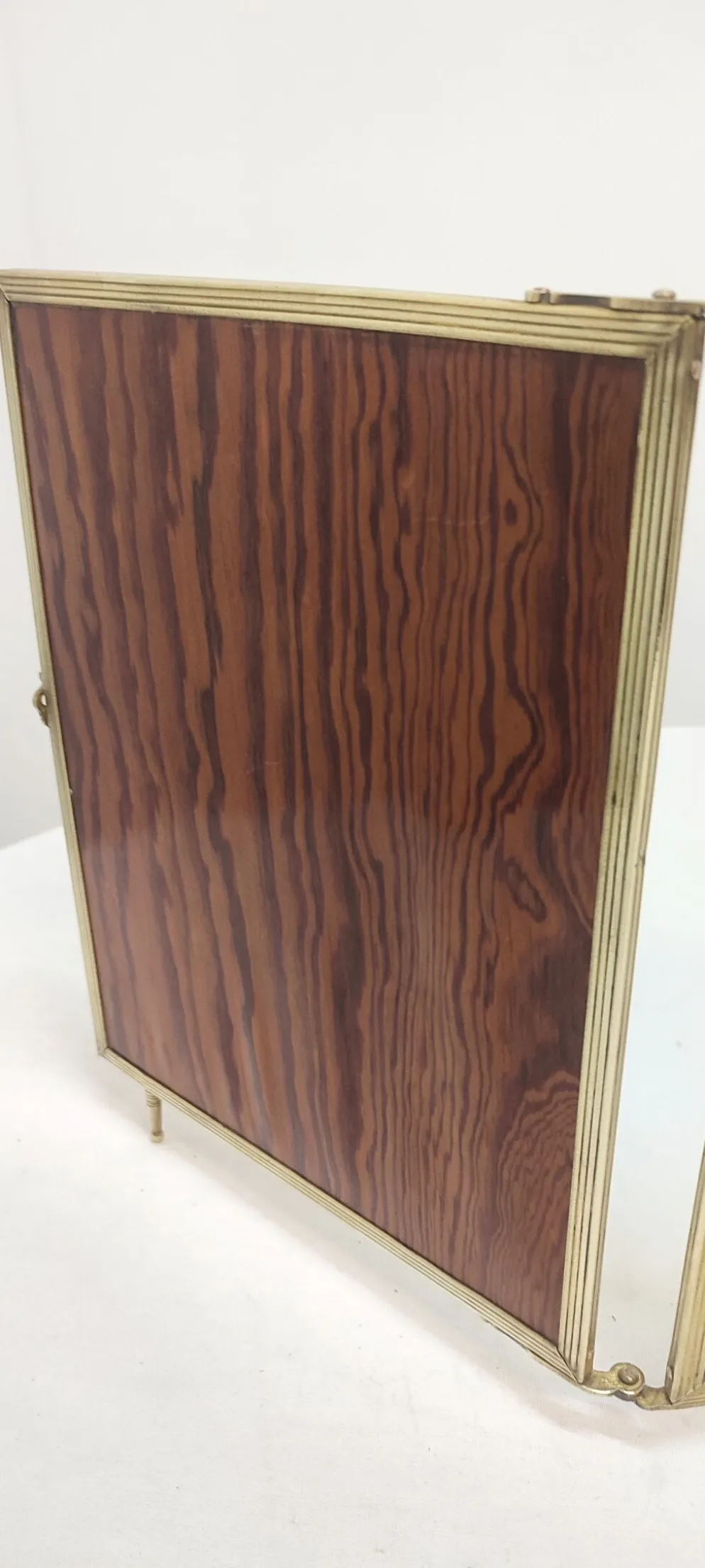 Triptyque miroir pliant France années 1920 68x30cm
