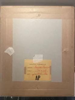 Triptyque peinture abstraite - Auguste Perrin - 1972