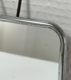 Trois miroirs de barbier cadre métal début à milieu XXème