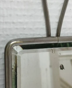 Trois miroirs de barbier cadre métal début à milieu XXème