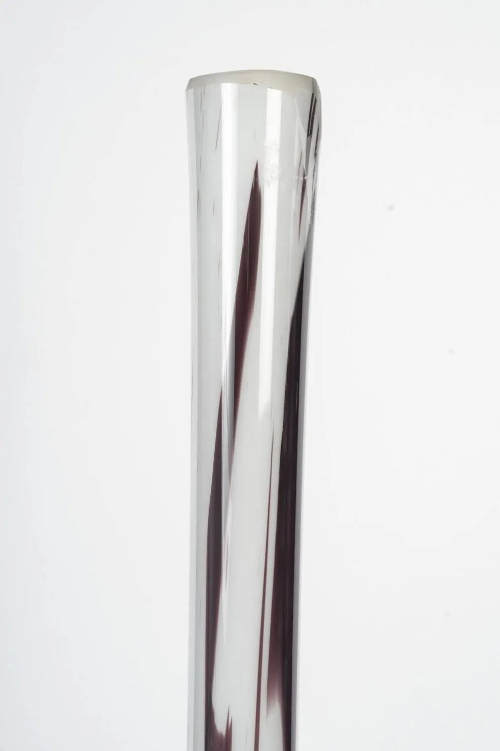 Très grand vase soliflore en verre de Murano
