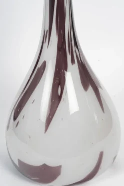 Très grand vase soliflore en verre de Murano