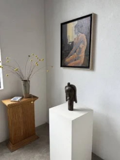 Tête de reliquaire africaine Fang
