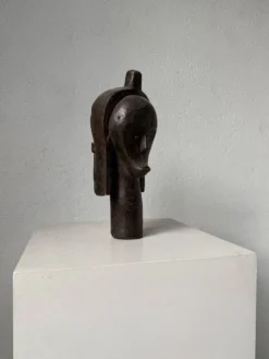 Tête de reliquaire africaine Fang