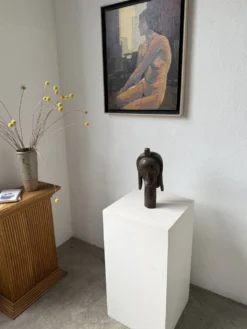 Tête de reliquaire africaine Fang