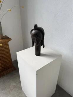 Tête de reliquaire africaine Fang