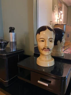 Tête d'exposition en poterie ouest-allemande par Scheurich modèle 701