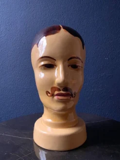 Tête d'exposition en poterie ouest-allemande par Scheurich modèle 701