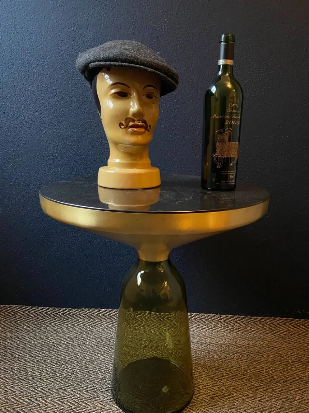 Tête d'exposition en poterie ouest-allemande par Scheurich modèle 701