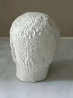 Tête d'homme en plâtre