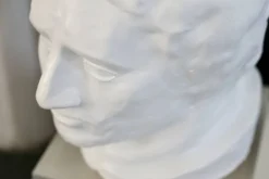 Tête en plâtre, années 70