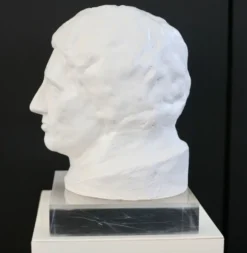 Tête en plâtre, années 70