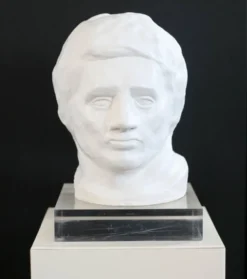 Tête en plâtre, années 70