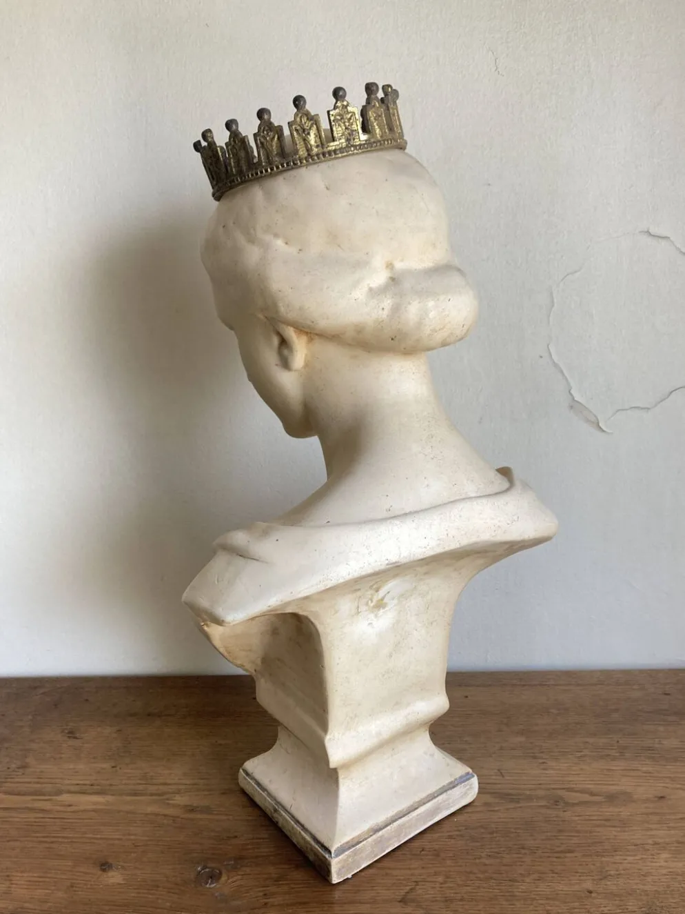 Tête en plâtre dite de Wicar, Italie Renaissante 17e musée du Louvre