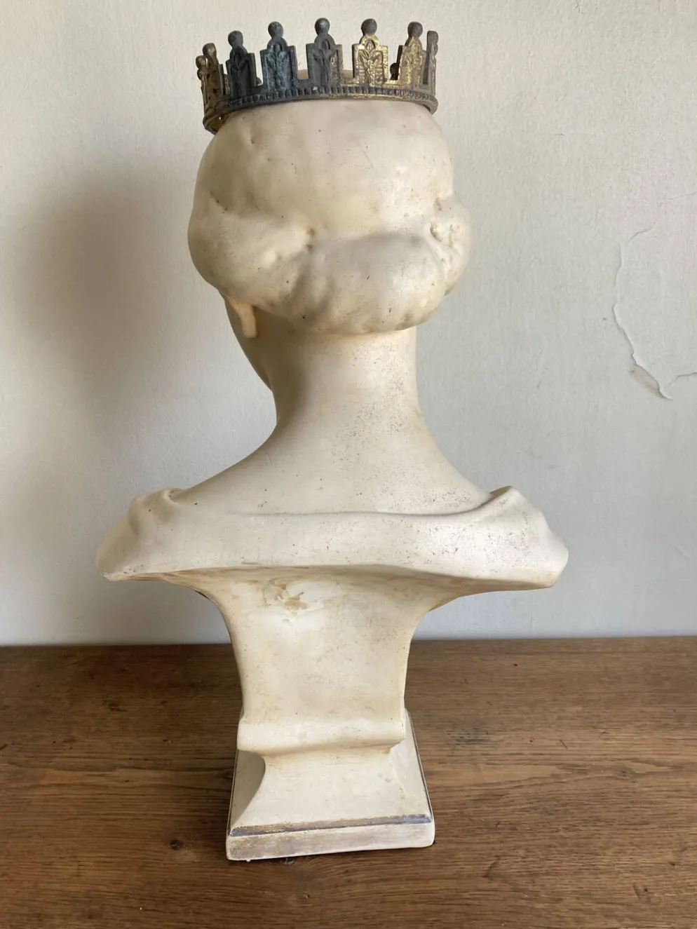 Tête en plâtre dite de Wicar, Italie Renaissante 17e musée du Louvre