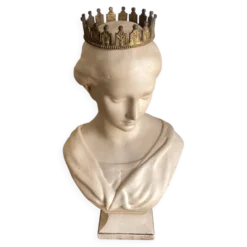 Tête en plâtre dite de Wicar, Italie Renaissante 17e musée du Louvre