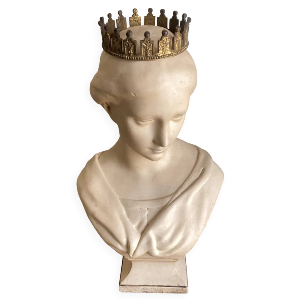 Tête en plâtre dite de Wicar, Italie Renaissante 17e musée du Louvre