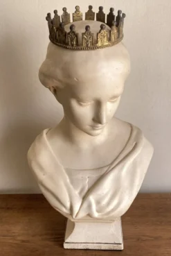 Tête en plâtre dite de Wicar, Italie Renaissante 17e musée du Louvre