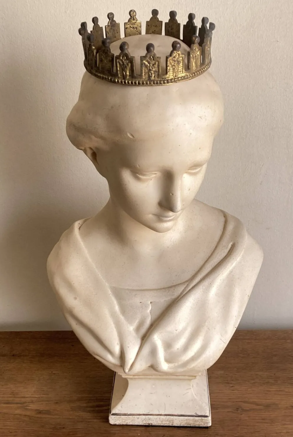 Tête en plâtre dite de Wicar, Italie Renaissante 17e musée du Louvre