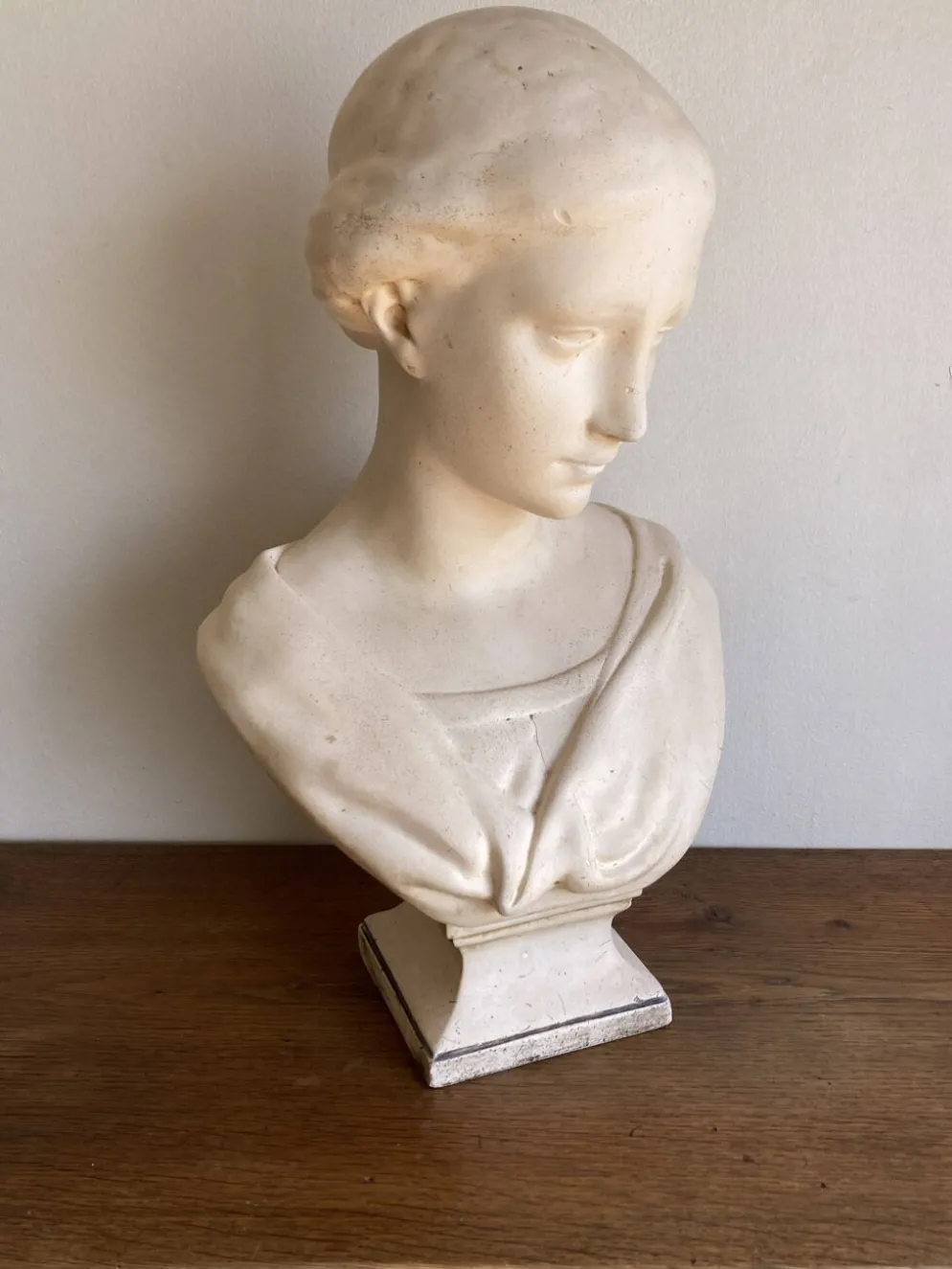 Tête en plâtre dite de Wicar, Italie Renaissante 17e musée du Louvre