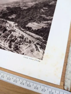 Ugine, Savoie. Planche photo imprimée en 1942.
