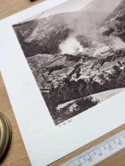Ugine, Savoie. Planche photo imprimée en 1942.