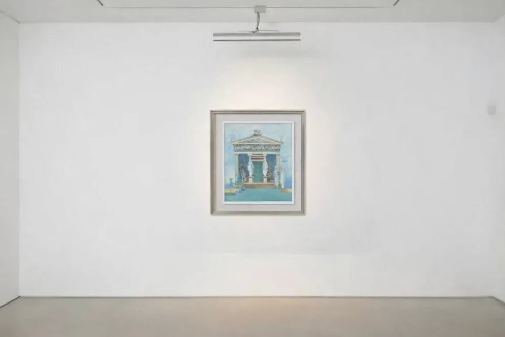 Unique et Exclusif Peinture-Mosaïque Matériau avec Relief "Le Trésor de Sifno"