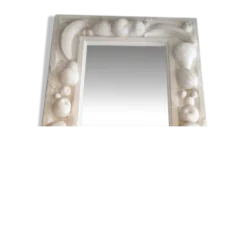 Unique miroir décoratif en plâtre à décors de fruits