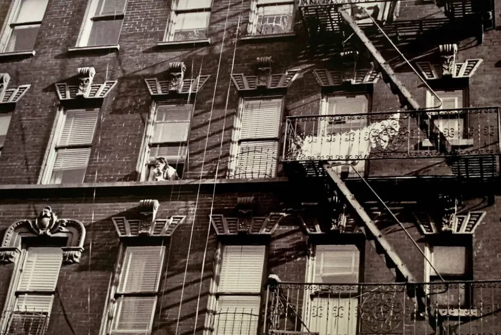 Un regard suspendu Escalier de secours d'appartements New York City – 1953