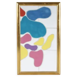 Œuvre d'art en céramique encadrée des années 1990 par Jan Snoeck, Pays-Bas