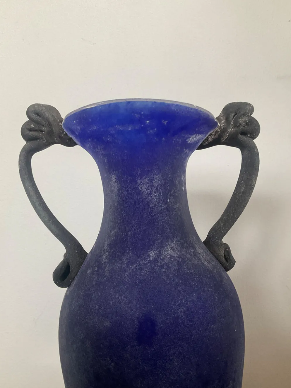 Vase amphore scavo en verre de Murano