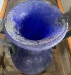 Vase amphore scavo en verre de Murano