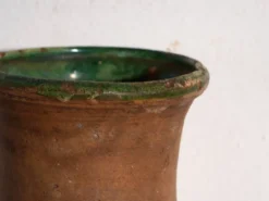 Vase ancien en céramique vernissée – Europe centrale, vers 1920
