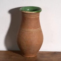 Vase ancien en céramique vernissée – Europe centrale, vers 1920