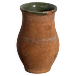 Vase ancien en céramique vernissée – Europe centrale, vers 1920