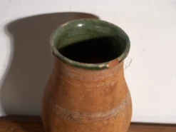 Vase ancien en céramique vernissée – Europe centrale, vers 1920