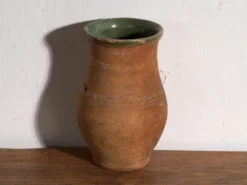 Vase ancien en céramique vernissée – Europe centrale, vers 1920