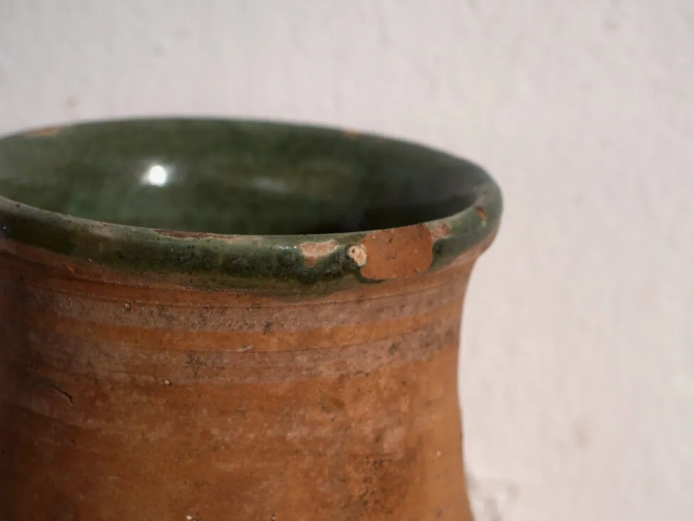 Vase ancien en céramique vernissée – Europe centrale, vers 1920