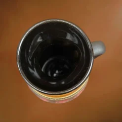 Vase à anse Dümler & Breiden 311-20 en céramique brune et rouge – années 60