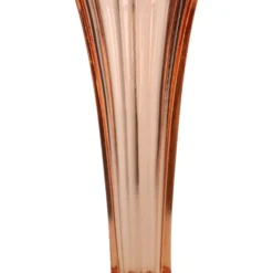 Vase Art Déco Rosaline Rose VSL Luxval Américain 23 cm