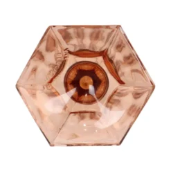 Vase Art Déco Rosaline Rose VSL Luxval Américain 23 cm