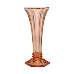 Vase Art Déco Rosaline Rose VSL Luxval Américain 23 cm