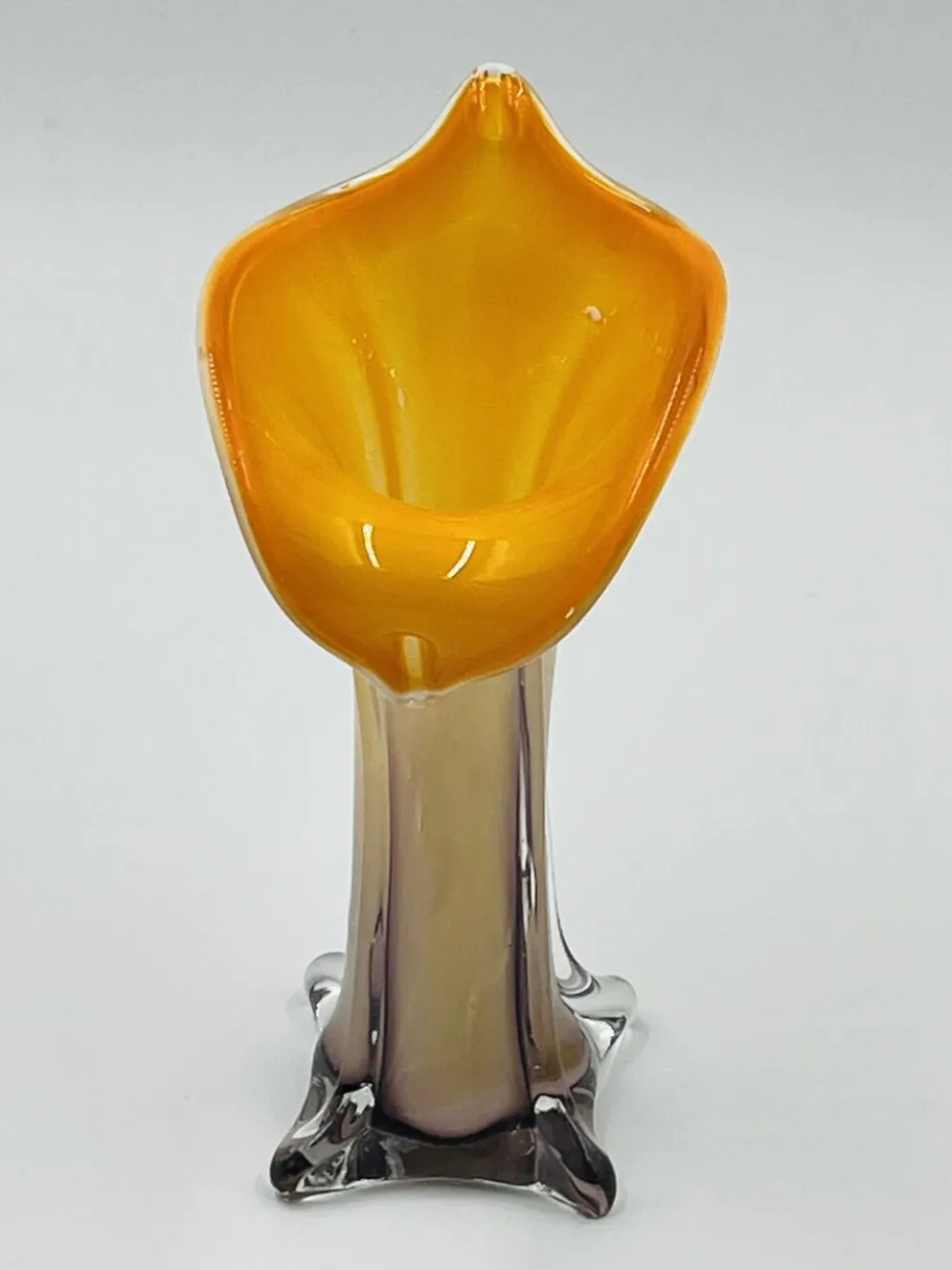 Vase Arum en verre de Murano